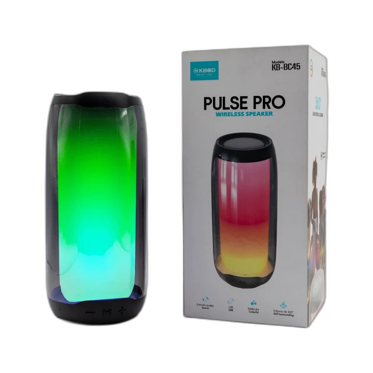 Bocina Pulse RGB 360