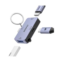 Hub USB-C 3 en 1 Compacto