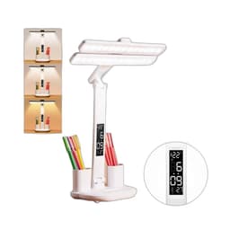 Lámpara LED de Escritorio con Reloj