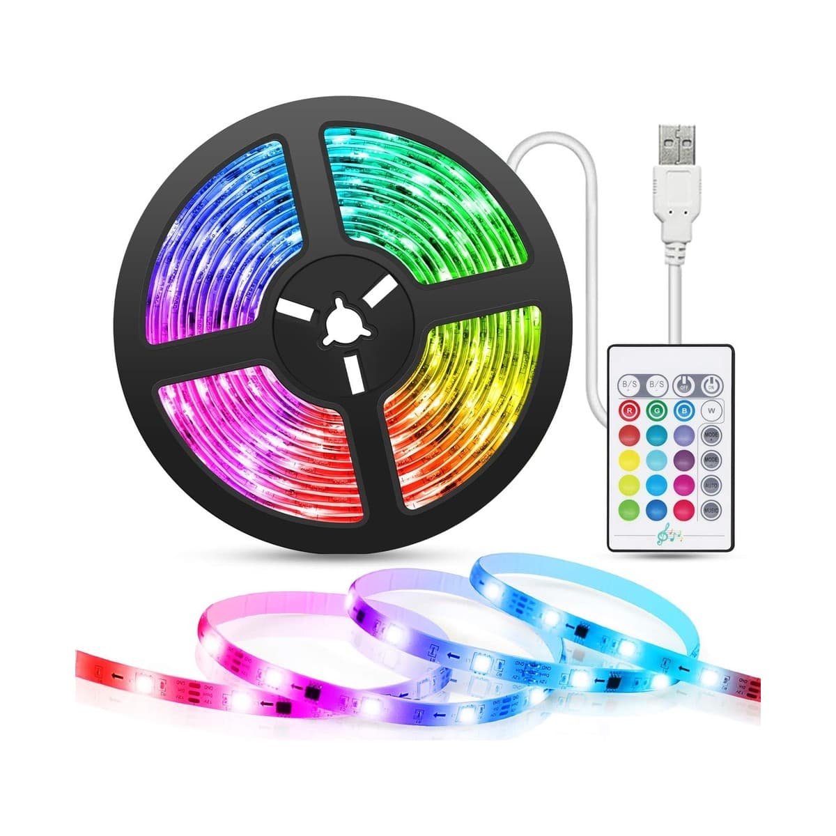 Tira LED RGB 5 Metros con Control